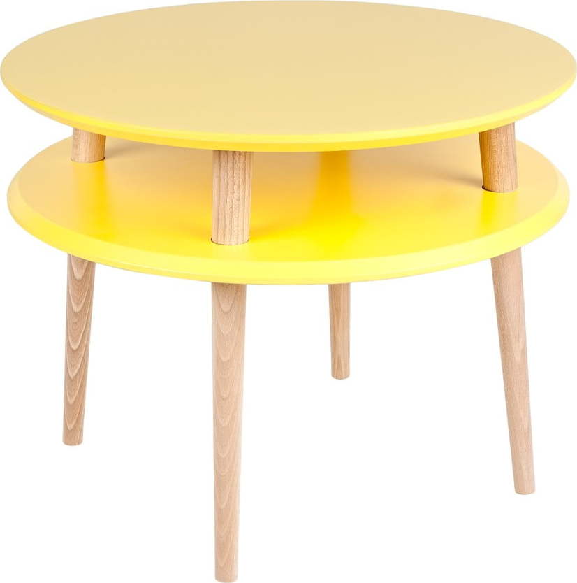 Žlutý konferenční stolek Ragaba UFO