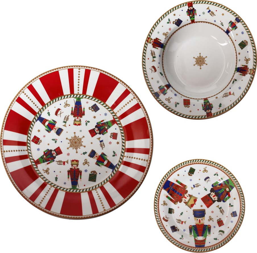 Vánoční porcelánová jídelní sada 18 ks Tavola - Brandani Brandani