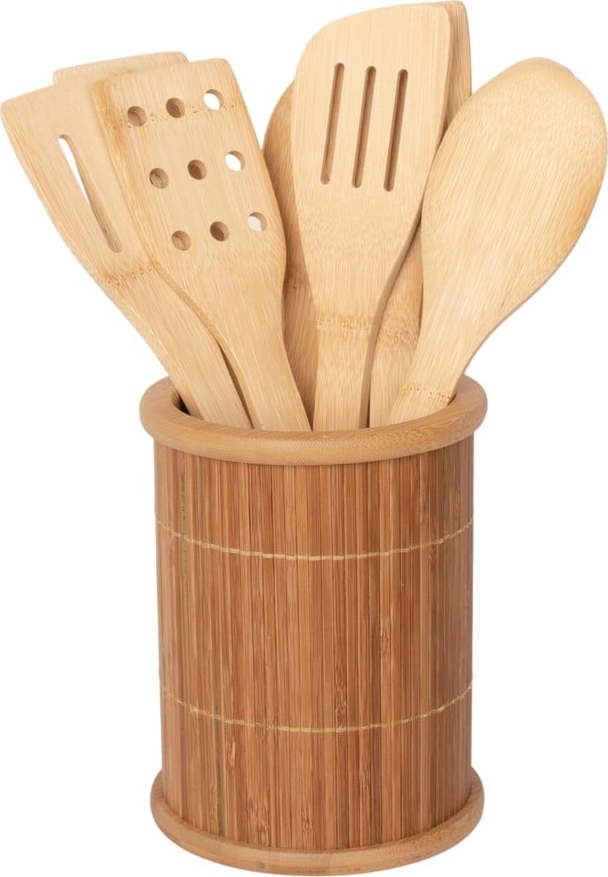 Bambusová sada kuchyňského náčiní 8 ks se stojánkem - Bonami Essentials Bonami Essentials