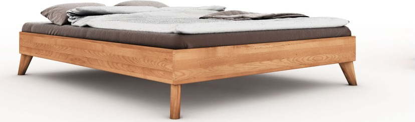 Dvoulůžková postel z bukového dřeva 200x200 cm Greg - The Beds The Beds
