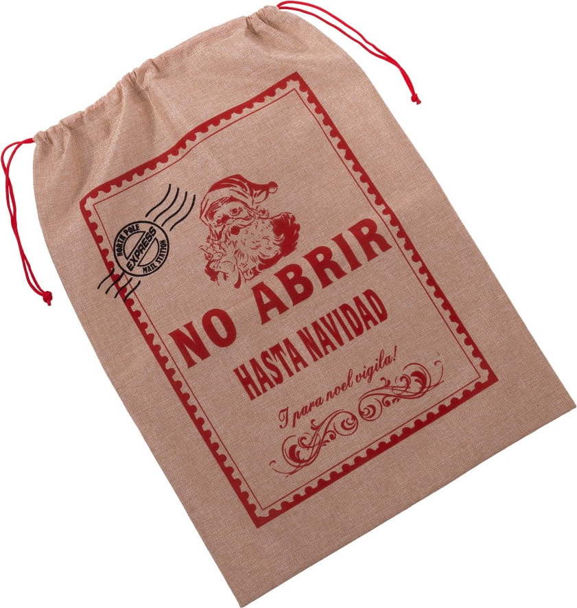 Vánoční sáček z juty Unimasa Unimasa
