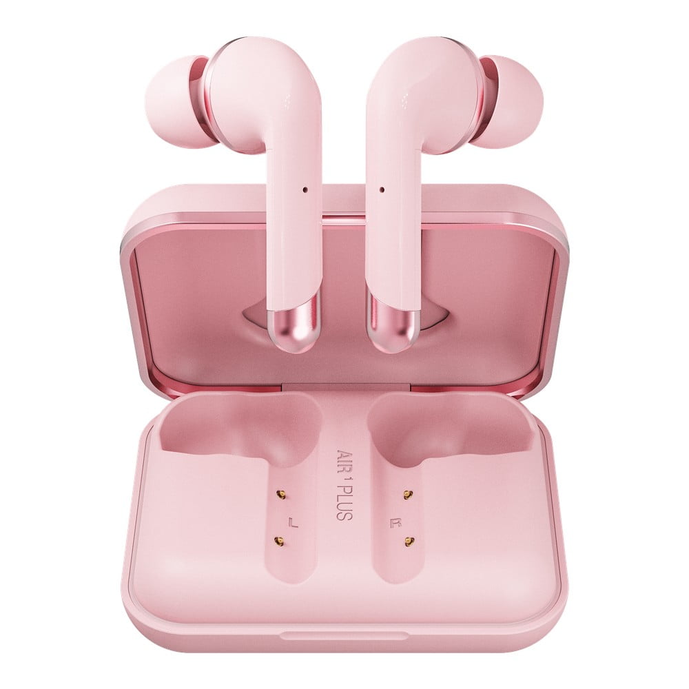Růžová bezdrátová sluchátka Happy Plugs Air 1 Plus In-Ear HAPPY PLUGS