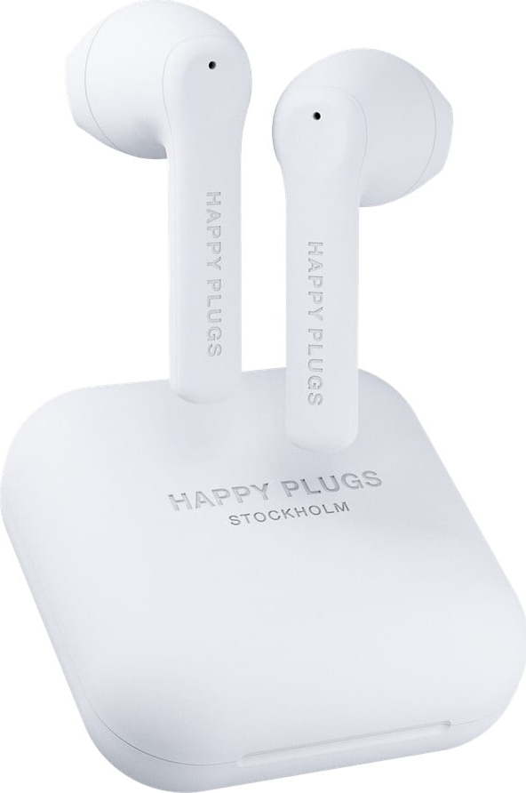 Bílá bezdrátová sluchátka Happy Plugs Air 1 Go HAPPY PLUGS