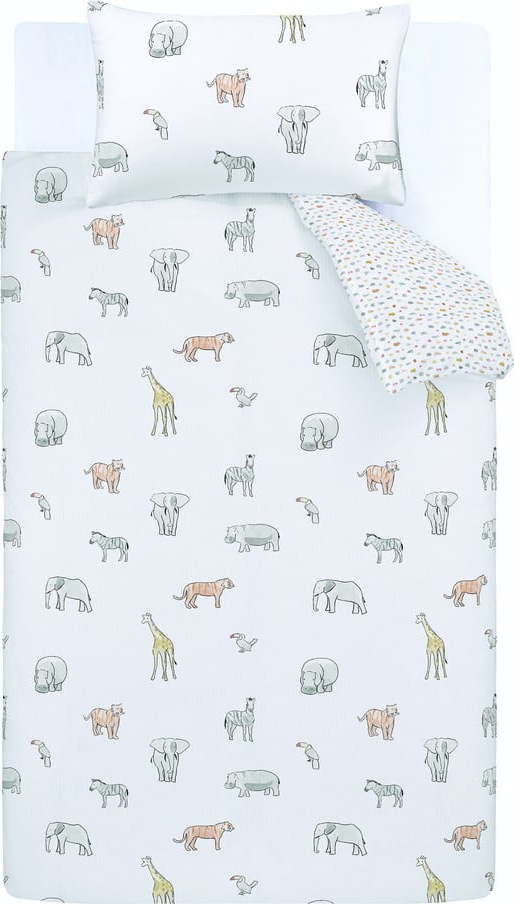 Bavlněné dětské povlečení 150x120 cm Zoo Animals - Bianca Bianca