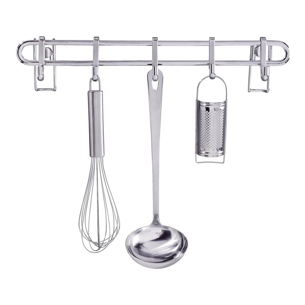 Kuchyňský nástěnný stojan s 5 háčky Wenko Hook Style WENKO