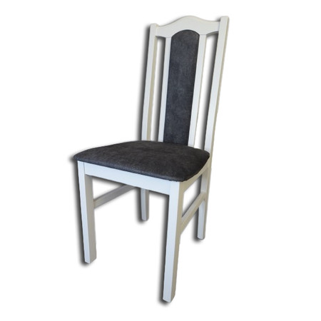 Jídelní židle BOSS 2 - bílá + tkanina 24Z MIX-DREW