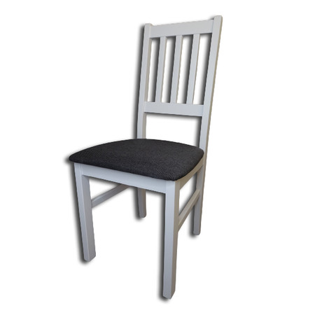 Jídelní židle BOSS 4 - bílá + tkanina 11 MIX-DREW