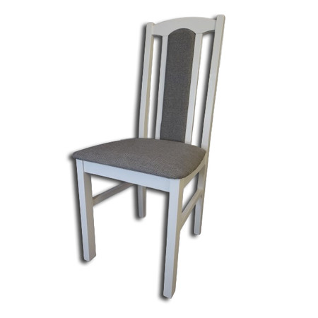Jídelní židle BOSS 7 - bílá + tkanina 10 MIX-DREW