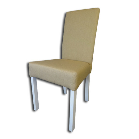 Jídelní židle ROMA 2 - bílá + tkanina 14 MIX-DREW