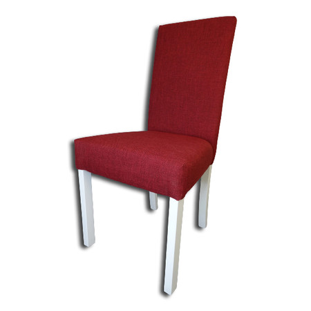 Jídelní židle ROMA 2 - bílá + tkanina 9 MIX-DREW