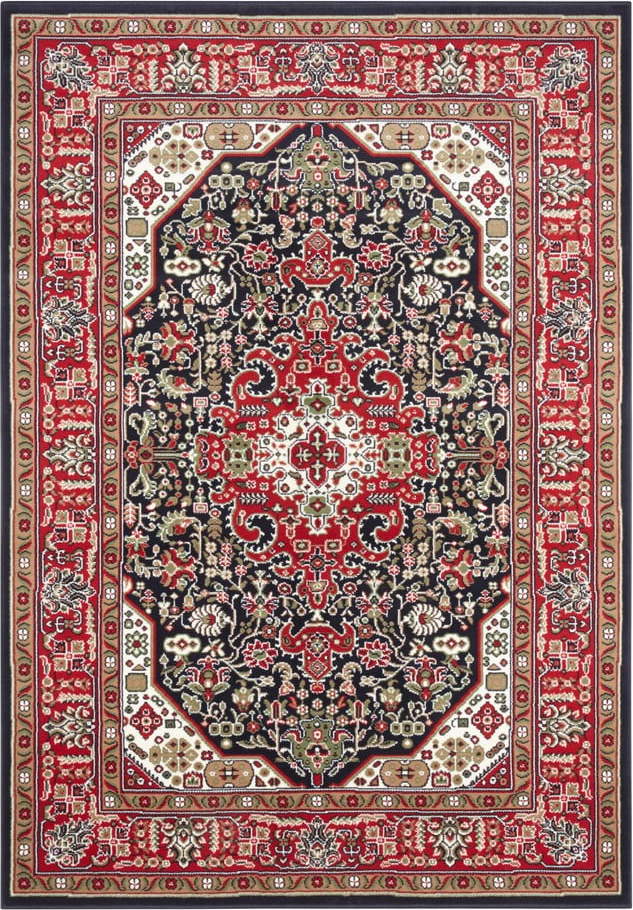 Červeno-modrý koberec Nouristan Skazar Isfahan