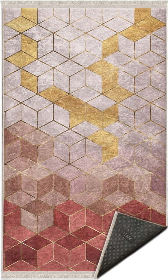 Růžový koberec běhoun 80x200 cm – Mila Home Mila Home