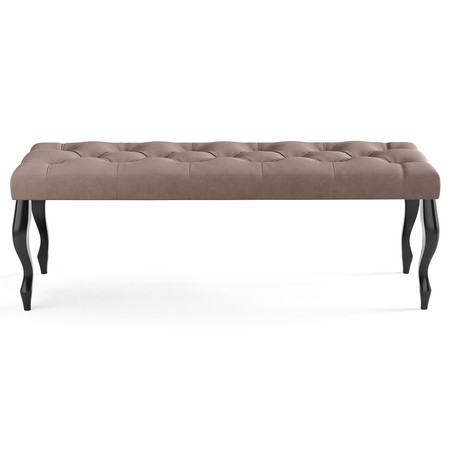 Lavice CHESTERFIELD 60x40 cm Světle hnědá Signal-nabytek
