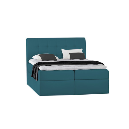 Postel 50 VERMONT 200x200 cm Tyrkysová Signal-nabytek