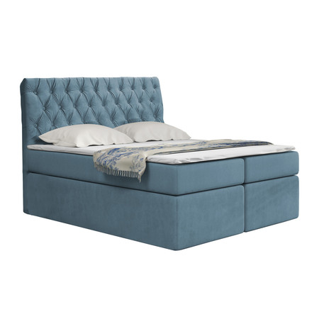 Postel 58 BISSAU 90x200 cm Azurová Signal-nabytek