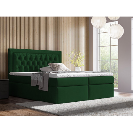 Postel 68 GITEGA 180x200 cm Tmavě zelená Signal-nabytek