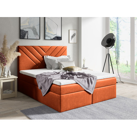 Postel 70 GARD 180x200 cm Oranžová Signal-nabytek