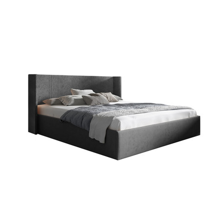 Postel CLARA 27 STANDARD 200x200 cm Tmavě šedá Signal-nabytek