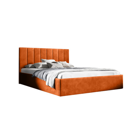 Postel LUCY 2 90x200 cm Oranžová Signal-nabytek