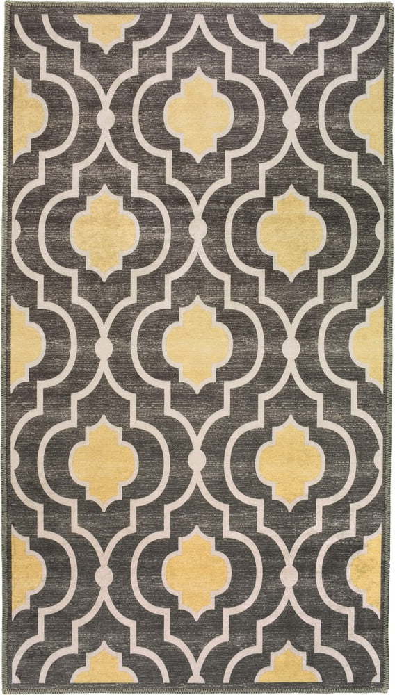 Žluto-šedý pratelný koberec 230x160 cm - Vitaus Vitaus