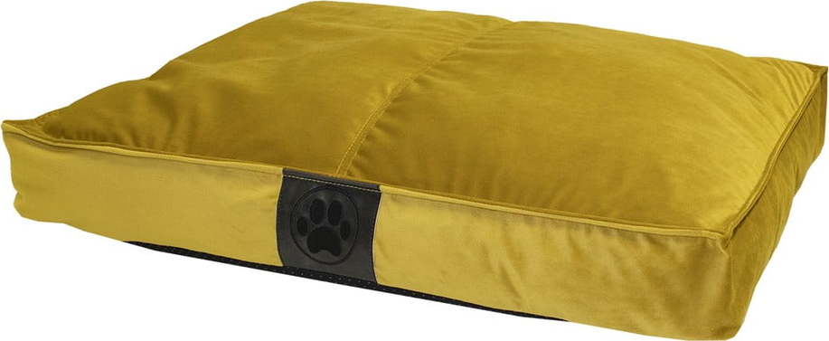 Žlutý semišový pelíšek 75x55 cm Middle Stitch - Ego Dekor Ego Dekor