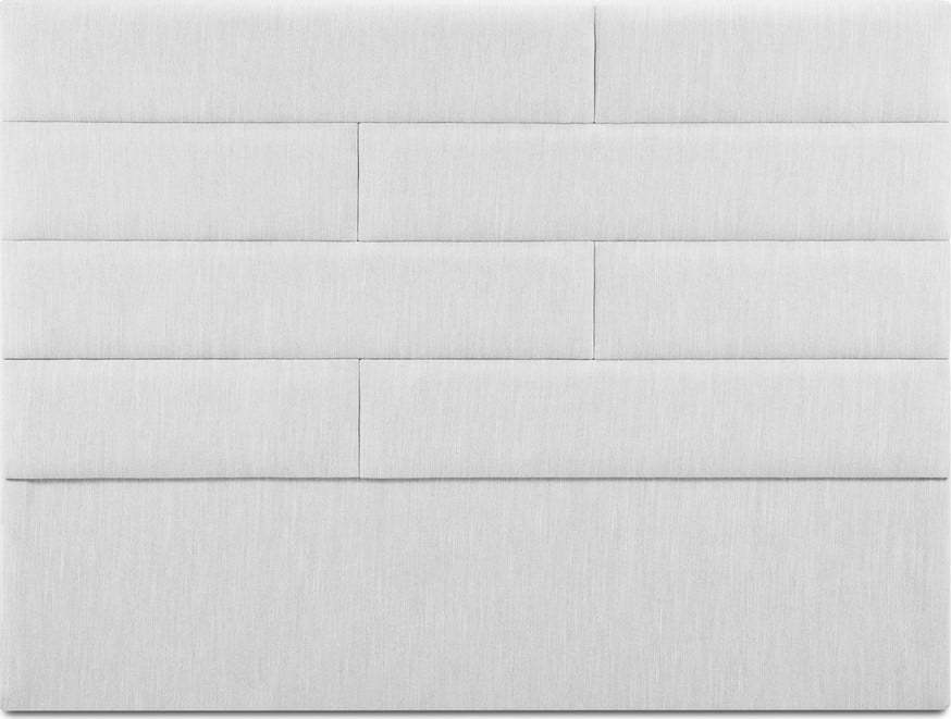 Světle šedé čalouněné čelo postele 160x120 cm NY - Cosmopolitan Design Cosmopolitan design