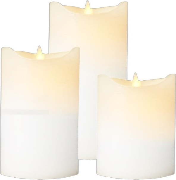 Bílé dobíjecí světelné dekorace v sadě 3 ks Sara – Sirius Sirius