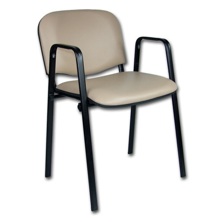 Konferenční židle ISO eko-kůže s područkami Latté  D11 EKO Mazur