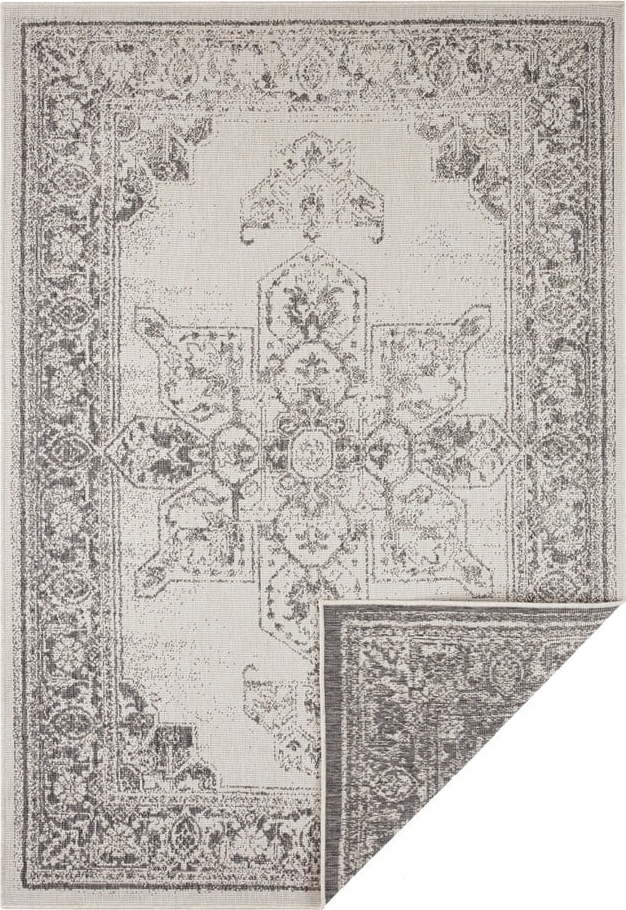 Šedo-krémový venkovní koberec NORTHRUGS Borbon