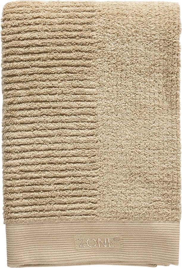 Béžový bavlněný ručník 100x50 cm Classic - Zone Zone