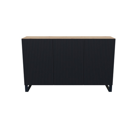 Komoda Remo Dub artisan/černá Furniture