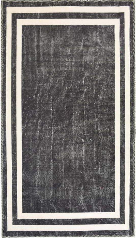 Bílo-šedý pratelný koberec 80x50 cm - Vitaus Vitaus