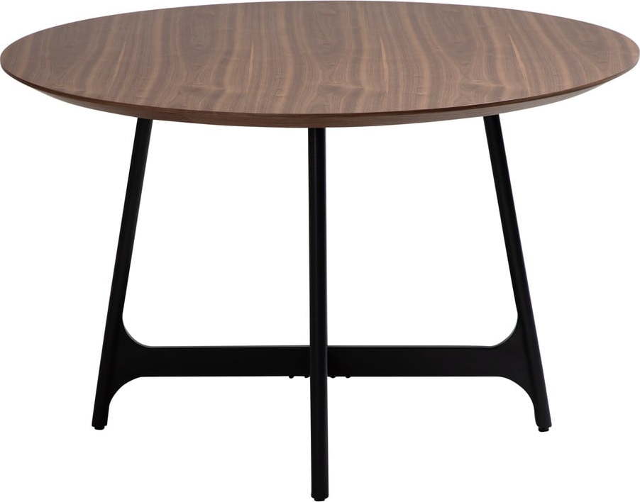 Kulatý jídelní stůl s deskou v dekoru ořechového dřeva ø 120 cm Ooid – DAN-FORM Denmark ​​​​​DAN-FORM Denmark