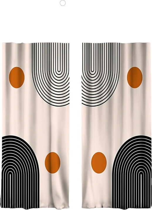 Béžové závěsy v sadě 2 ks 140x260 cm – Mila Home Mila Home