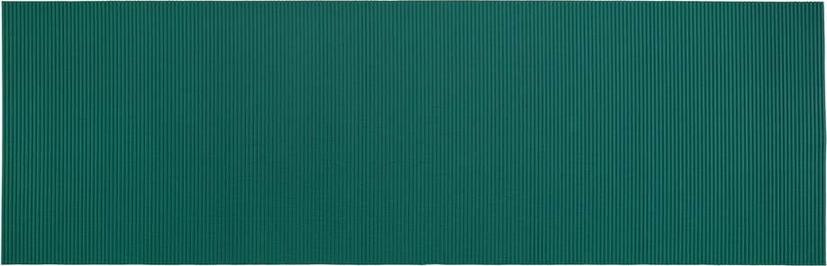 Tmavě zelená plastová koupelnová předložka 65x200 cm Petrol – Wenko WENKO