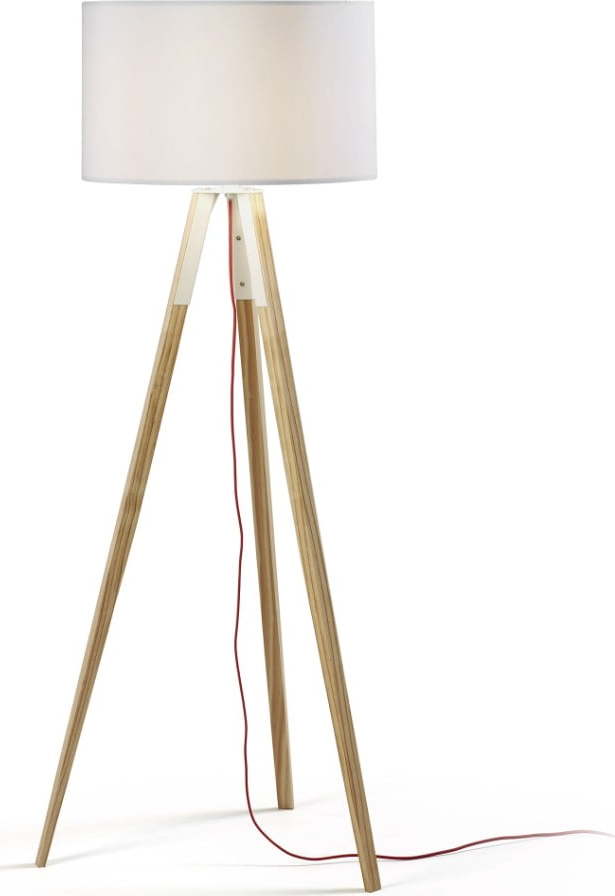 Bílá stojací lampa Kave Home Uzagi Kave Home