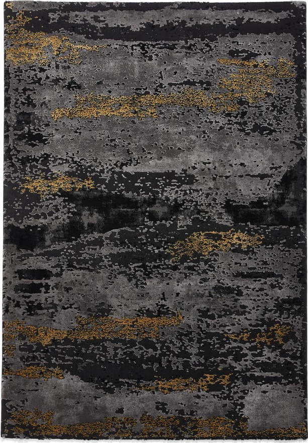 Černý/ve zlaté barvě koberec 230x160 cm Craft - Think Rugs Think Rugs
