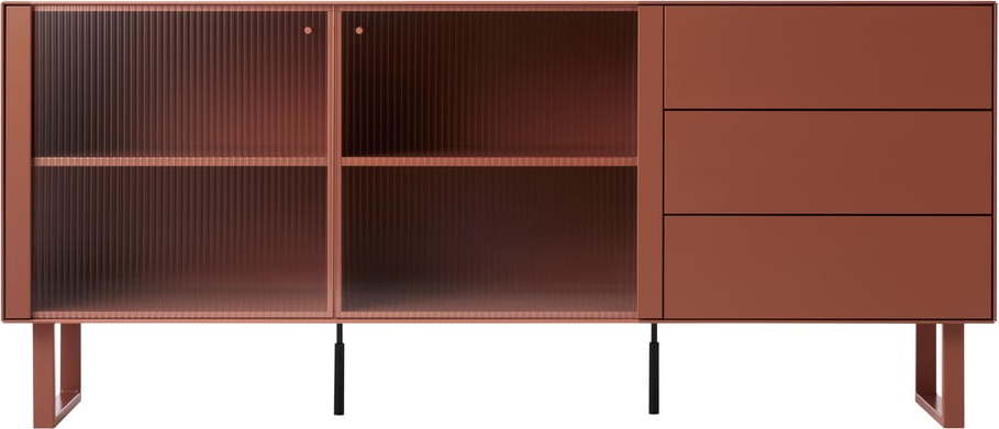 Vitrína v cihlové barvě 180x79 cm Edge by Hammel – Hammel Furniture Hammel Furniture