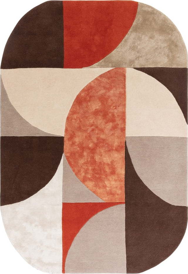 Vlněný koberec v cihlové barvě 160x230 cm Spice – Asiatic Carpets Asiatic Carpets