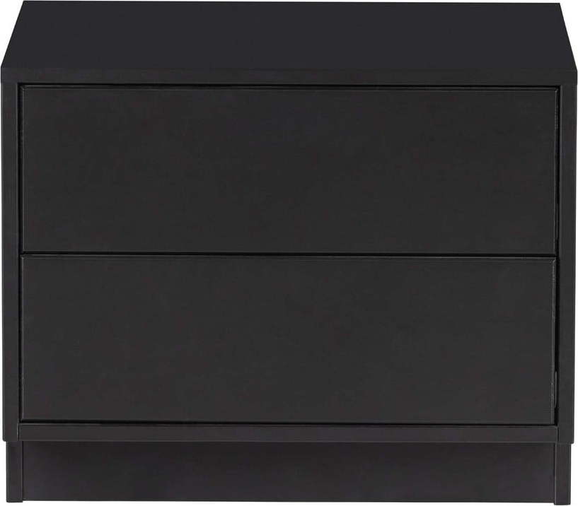 Černý TV stolek z borovicového dřeva 50x40 cm Finca – WOOOD WOOOD