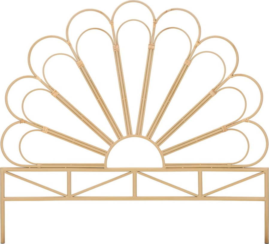 Kovové čelo postele v přírodní barvě 160x145 cm Panama – Mauro Ferretti Mauro Ferretti