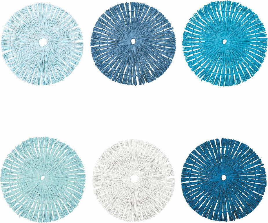 Papírové prostírání 6 ks ø 38 cm – Villa d'Este VDE Tivoli 1996