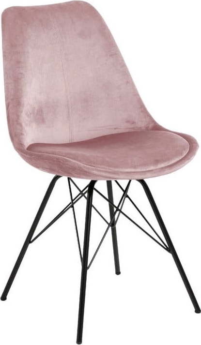 Černo-růžová jídelní židle Eris – Actona Actona