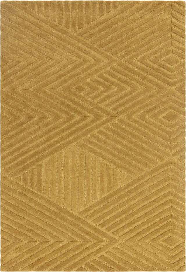 Okrově žlutý vlněný koberec 120x170 cm Hague – Asiatic Carpets Asiatic Carpets