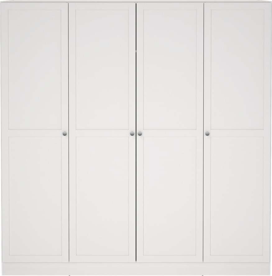 Bílá šatní skříň 195