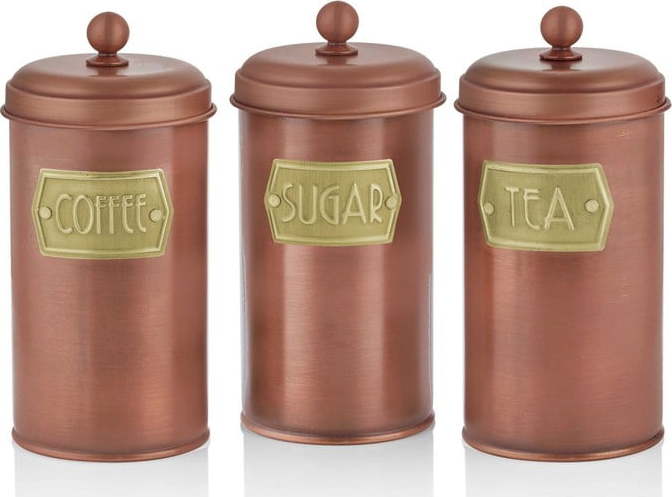 Ocelové dózy na potraviny 3 ks – Hermia Hermia