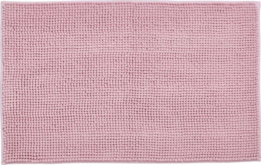 Růžová koupelnová předložka 80x50 cm Bobble - Catherine Lansfield Catherine Lansfield