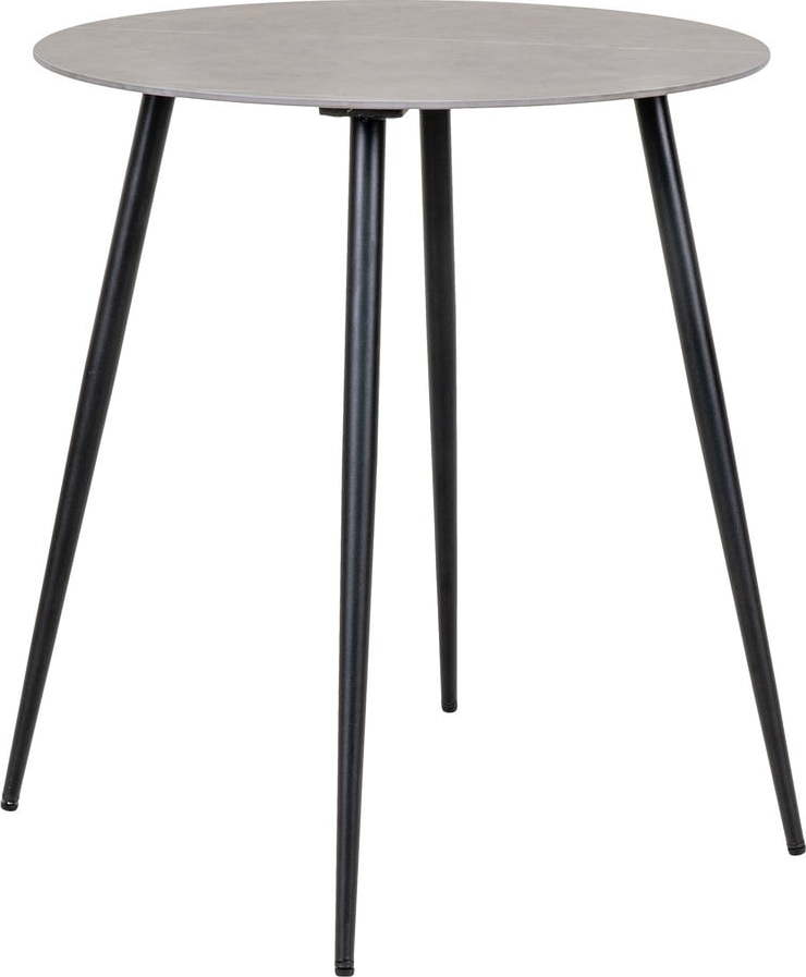 Šedý keramický kulatý konferenční stolek ø 60 cm Lazio – House Nordic House Nordic