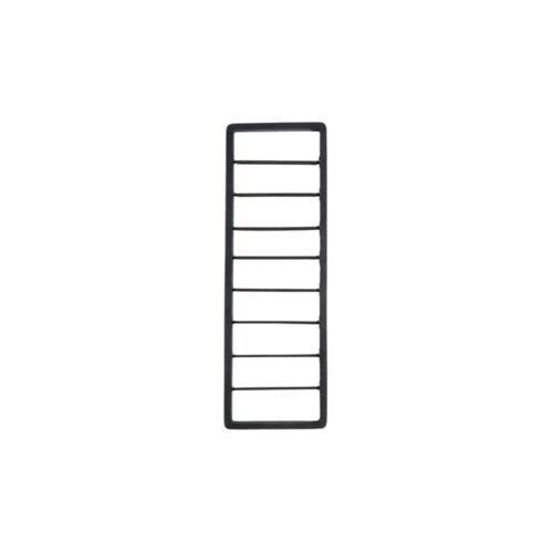 Černý nástěnný regál na 8 lahví vína Sorrento – Light & Living Light & Living