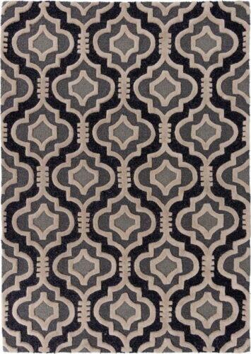 Šedý vlněný koberec 290x200 cm Moorish Amira - Flair Rugs Flair Rugs